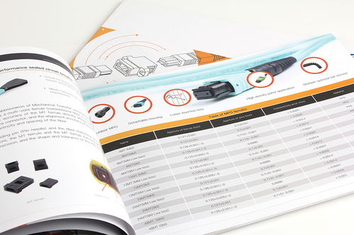 漢維mp0 mtp光纖5g通信產品宣傳企業(yè)商務扁平風格畫冊